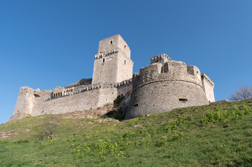 Fototapeta na wymiar The fortress. Italy, Assisi