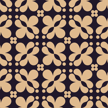 Seamless vector geometric Victorian pattern. Vector illustration.

