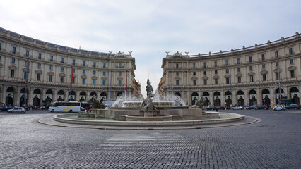 Fototapeta premium Photo from iconic city of Rome on a lovely morning, Italy