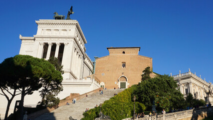 Obraz premium Photo from iconic city of Rome on a lovely morning, Italy