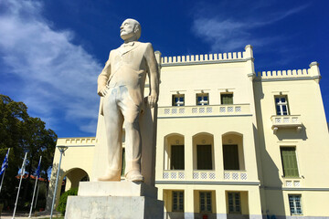Fototapeta premium Photo from Alsos Syggrou Park in Kifisia on a spring morning, Attica, Greece
