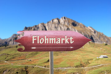 Schild 250 - Flohmarkt