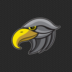Eagles logo design template ,Eagles head icon Vector illustration