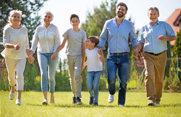 Family outdoors
