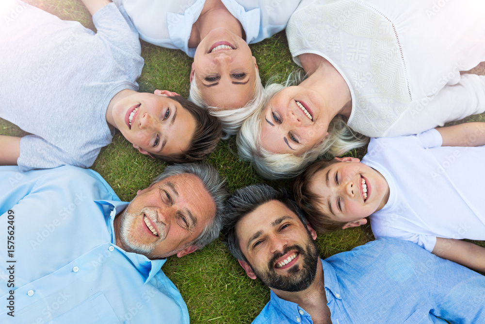 Canvas Prints Family outdoors
