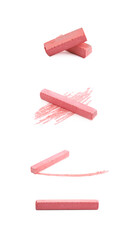 Pastel crayon chalk isolated