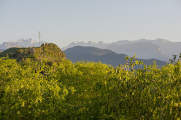 Naklejka premium By the town of Ainsa in the province of Huesca