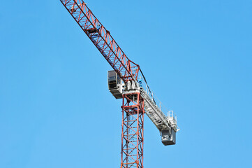 Fototapeta premium Construction tower crane