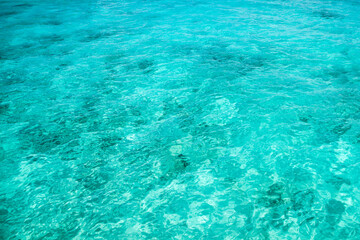 Fototapeta na wymiar Tropisches Meer als Hintergrund
