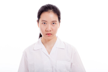 Asian teenage girl high school student