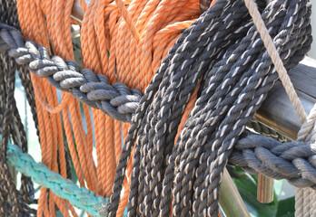 rigging on a ship