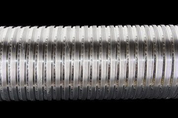 Corrugated pipe for ventilation