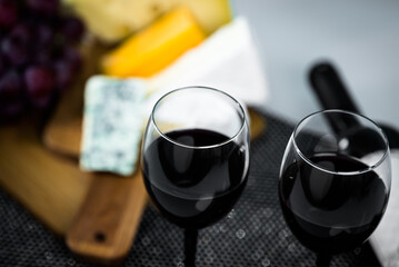 wine and cheese