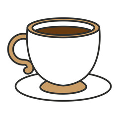 coffee cup isolated icon vector illustration design