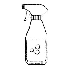Laundry product in splash bottle vector illustration design