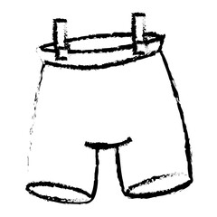 shorts hanging in the laundry vector illustration design