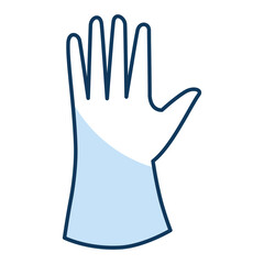 Obraz premium laundry gloves isolated icon vector illustration design