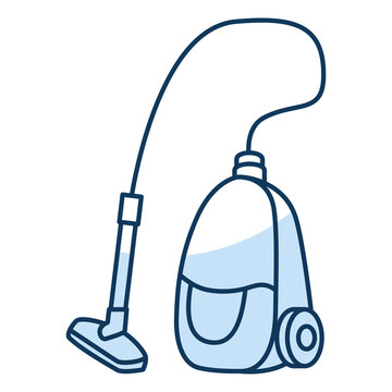 Vacuum cleaner isolated icon vector illustration design