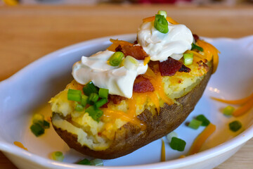 Twice baked potatoes