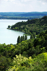 Obraz na płótnie Canvas Landscape of Tihany peninsula at Lake Balaton, Hungary