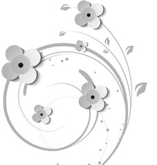 Abstract floral background for design 