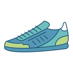 tennis shoe isolated icon vector illustration design