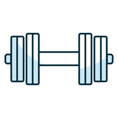 weight lifting device icon vector illustration design