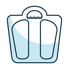 weight balance bathroom icon vector illustration design