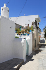Fototapeta na wymiar Street in Archangelos village