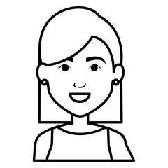 Fototapeta premium elegant businesswoman avatar character vector illustration design