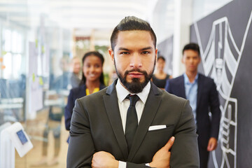Mann als Manager oder Berater