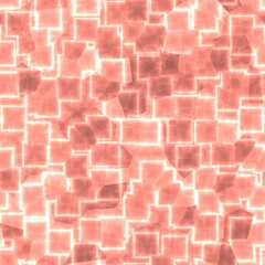 Pastel pink cubic cubes lighting futuristic lines seamless texture