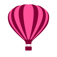 Fototapeta premium Isolated air balloon