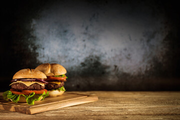 Homemade Delicious Cheeseburger