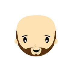 cartoon expression face male guy man vector art