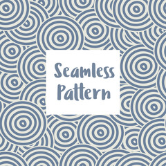 Abstract seamless circles in pastel colors for creativity craft and design