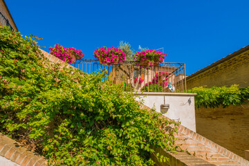 walls of Italian village