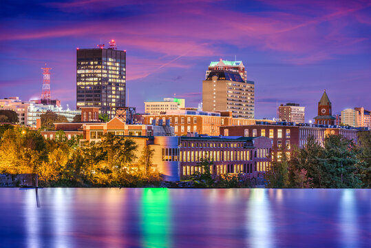 Manchester, New Hampshire, USA Skyline