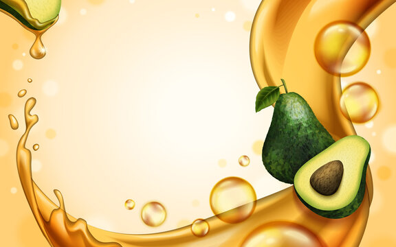 avocado oil background