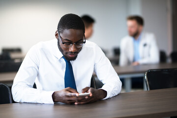 African American in class room
