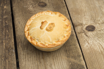 Whole Meat Pie with Number 18 on Top