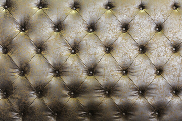 Fototapeta premium Close up brown leather background