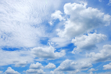 blue sky and the cloud