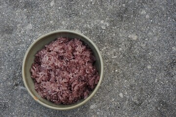 black sticky rice