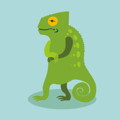 Green chameleon