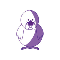 Little chicken cartoon icon vector illustration graphic design