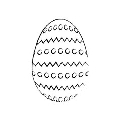 Egg easter day icon vector illustration graphic design