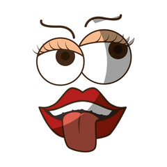 April fools day cartoon face icon vector illustration graphic design
