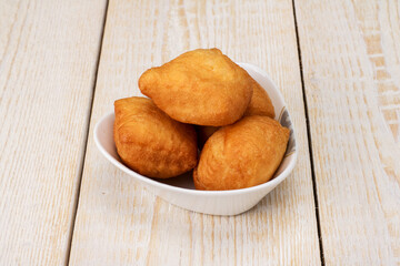 Traditional Kazakh (Asian) baursak dish