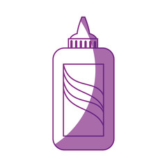 Bottle of glue icon vector illustration graphic design
